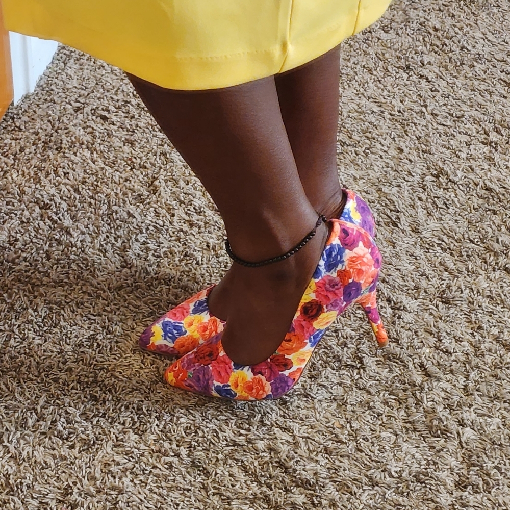 Dream Pairs Tayler Floral High Heels Size 11